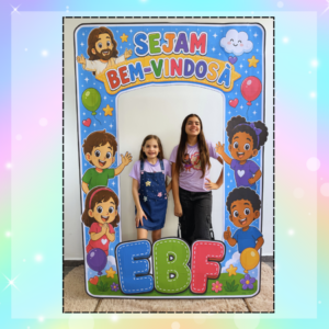 MOLDURA BEM-VINDOS À EBF