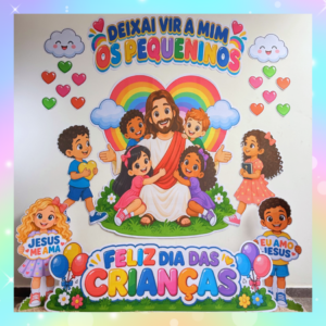 PAINEL DIA DAS CRIANÇAS - DEIXAI VIR A MIM OS PEQUENINOS